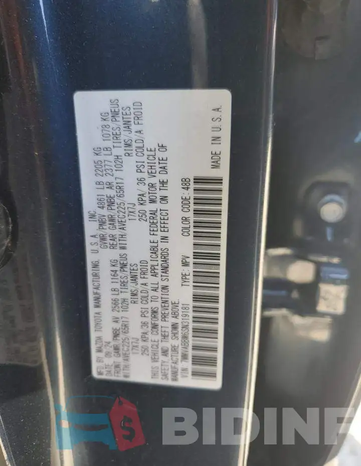 7MMVABBM6SN319181 Photo# 14