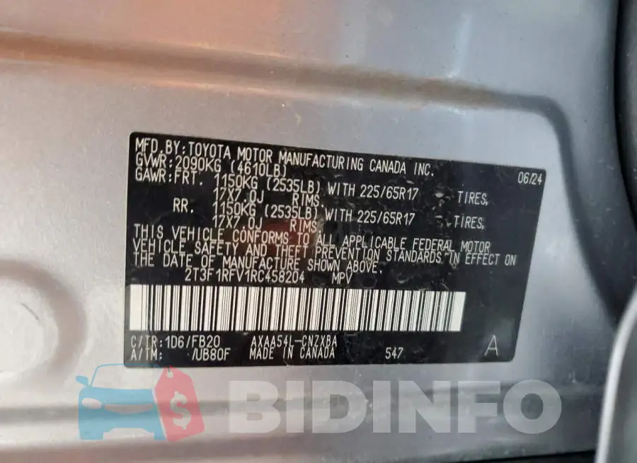 2T3F1RFV1RC458204 Photo# 13