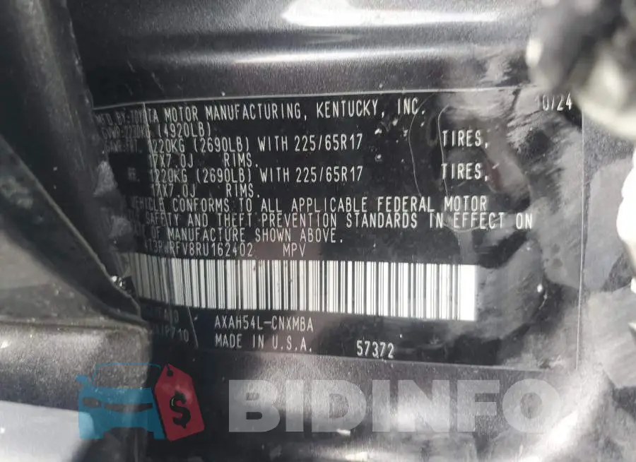 4T3RWRFV8RU162402 Photo# 13