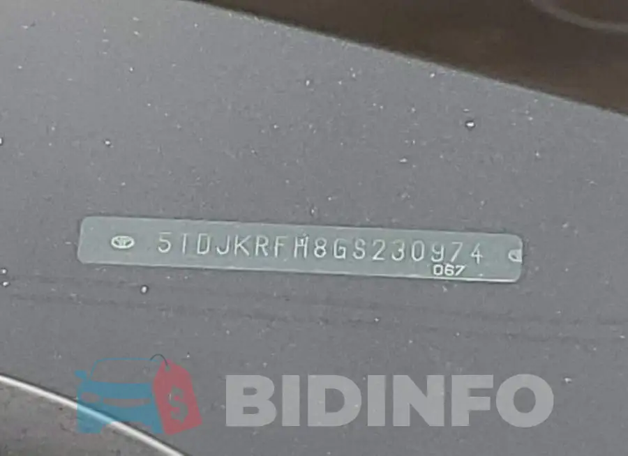 5TDJKRFH8GS230974 Photo# 13