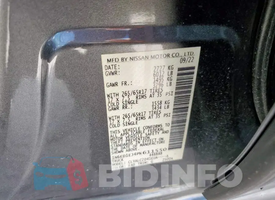 1N6ED1EJ4PN611550 Photo# 12