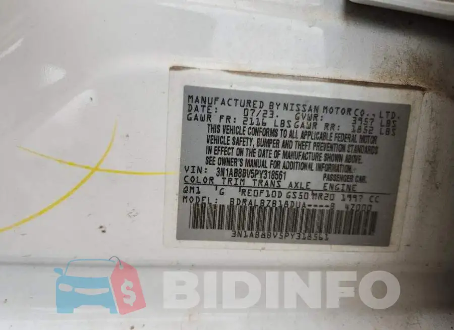 3N1AB8BV5PY318561 Photo# 13