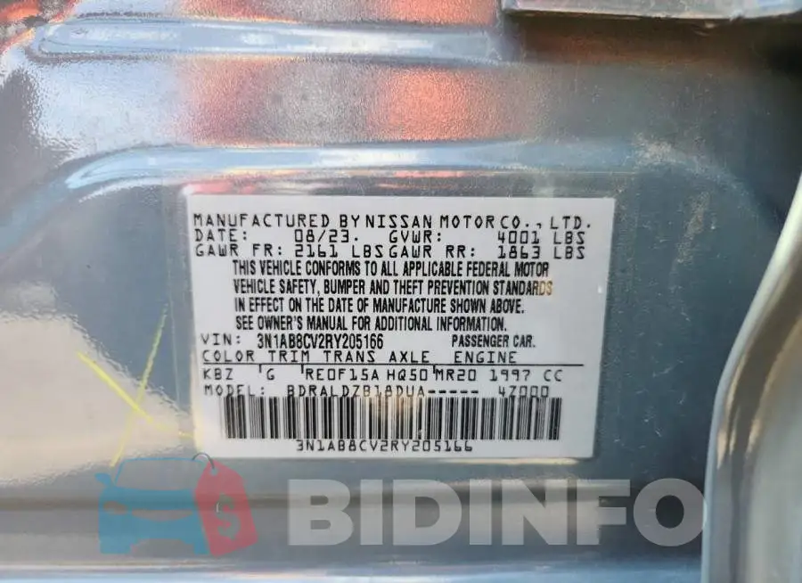 3N1AB8CV2RY205166 Photo# 12