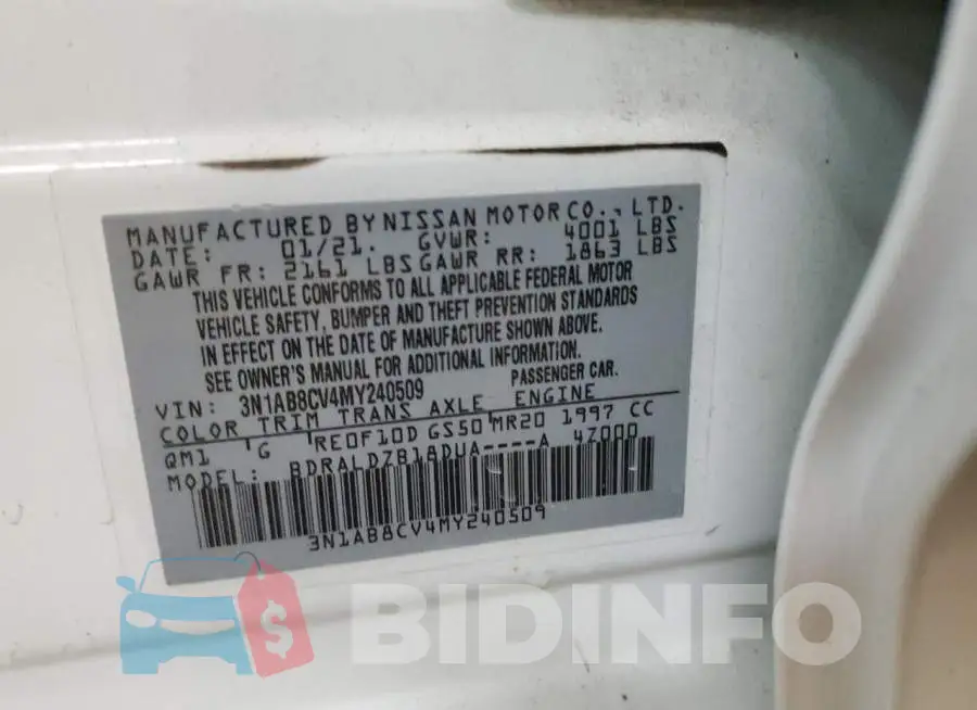 3N1AB8CV4MY240509 Photo# 13