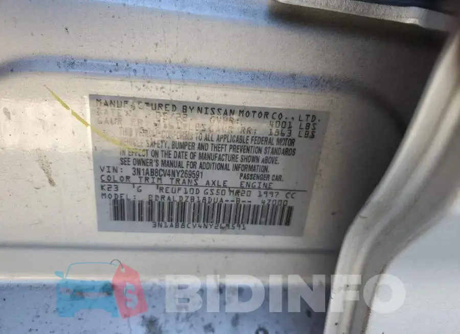 3N1AB8CV4NY269591 Photo# 12