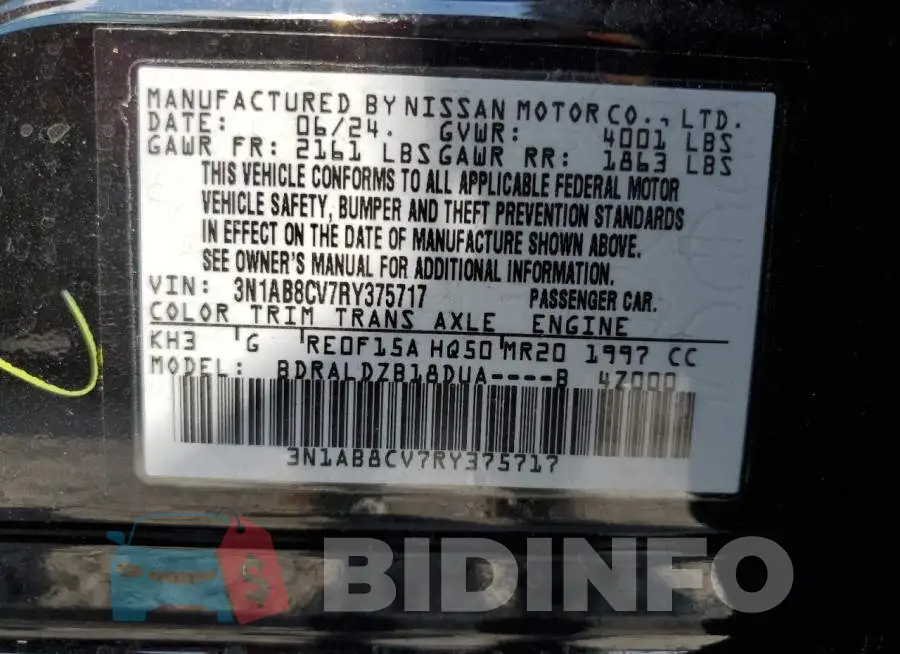 3N1AB8CV7RY375717 Photo# 12