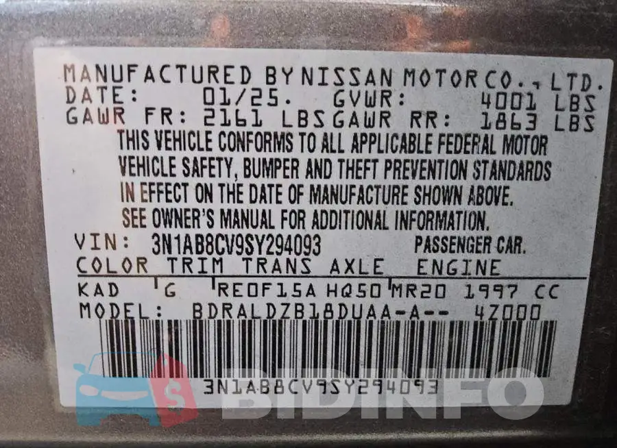 3N1AB8CV9SY294093 Photo# 12