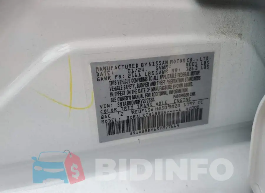 3N1AB8DV6RY277664 Photo# 12