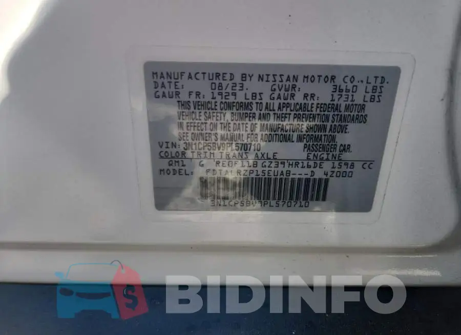 3N1CP5BV9PL570710 Photo# 12