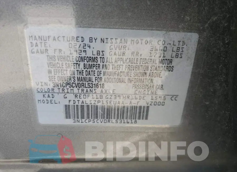 3N1CP5CV0RL531618 Photo# 13