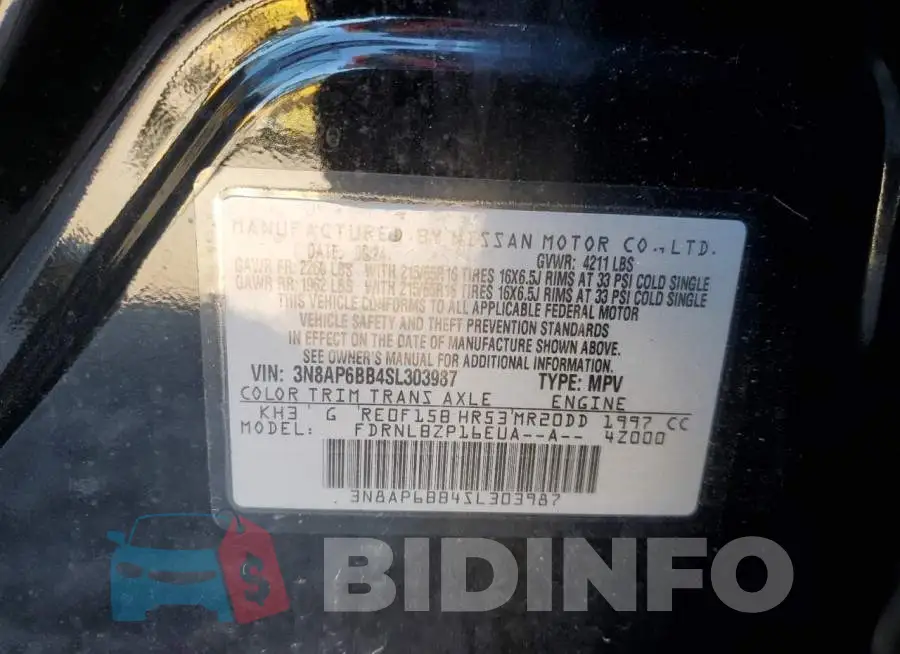 3N8AP6BB4SL303987 Photo# 13