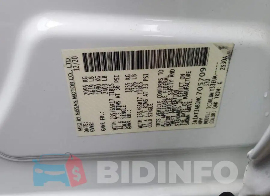 5N1AT3AB1MC705709 Photo# 13
