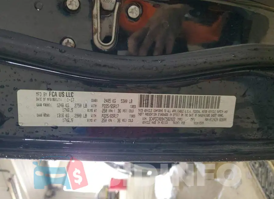 3C4PDCAB9HT582022 Photo# 13