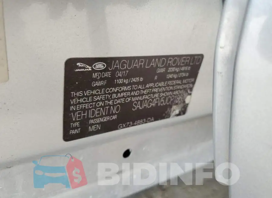 SAJAG4FV5JCP18607 Photo# 12