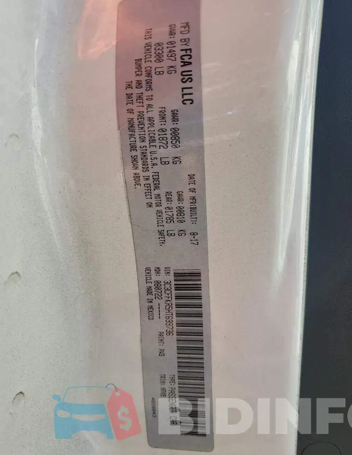 3C3CFFKR5HT699736 Photo# 13