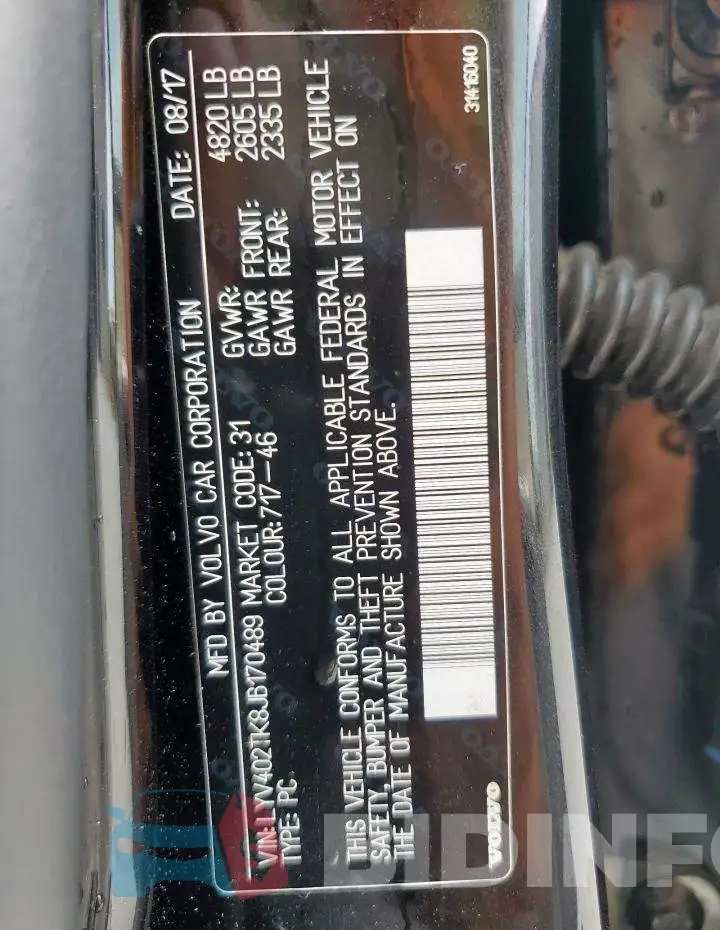 LYV402TK8JB170489 Photo# 13