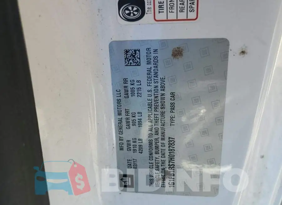 1G1FB1RS7H0187837 Photo# 12