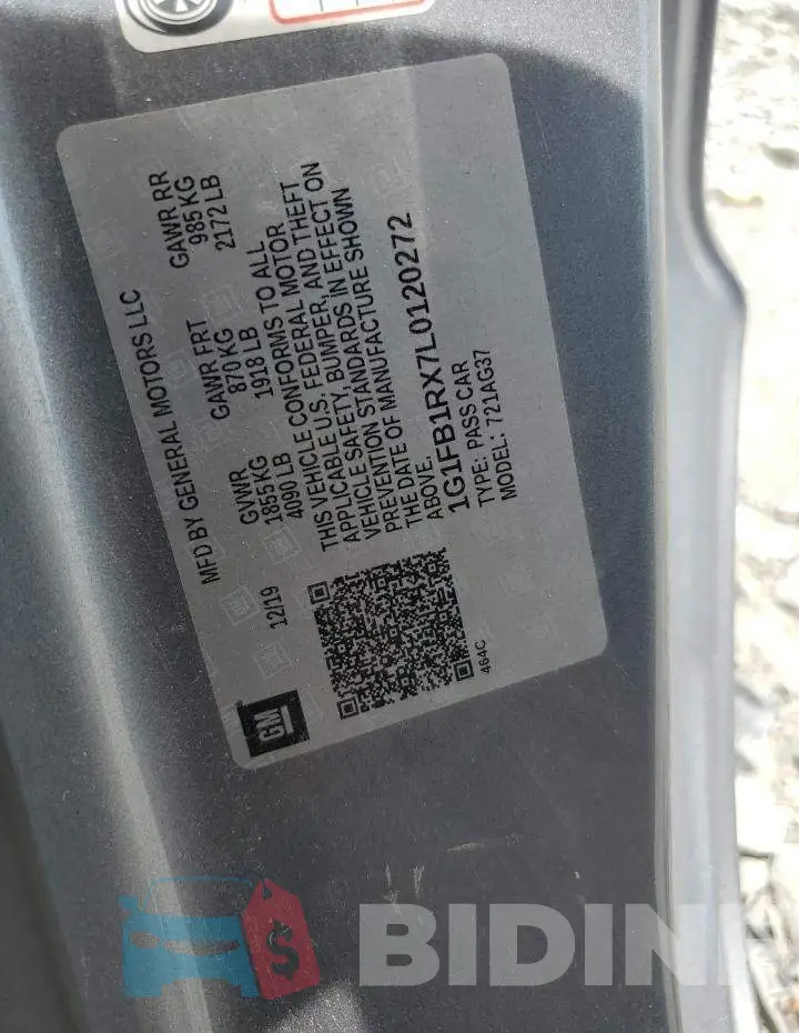 1G1FB1RX7L0120272 Photo# 12