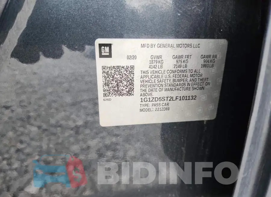 1G1ZD5ST2LF101132 Photo# 12