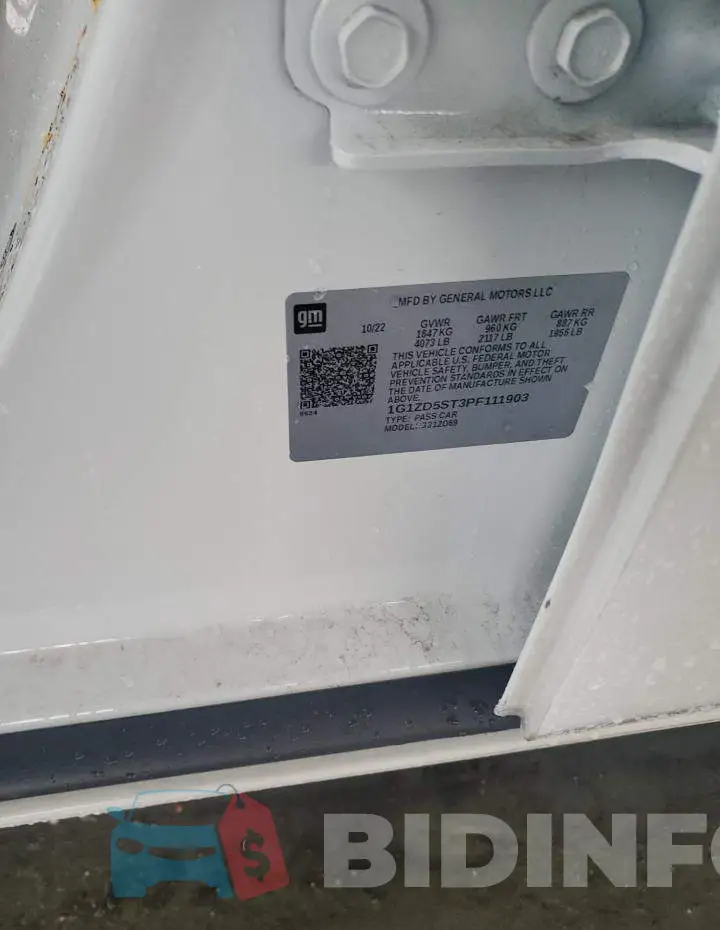1G1ZD5ST3PF111903 Photo# 12