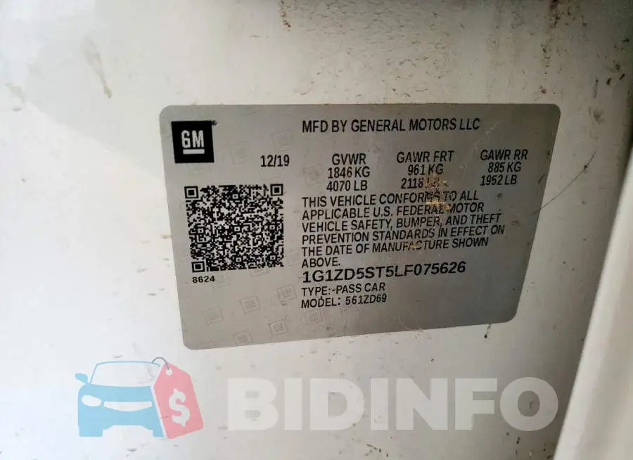 1G1ZD5ST5LF075626 Photo# 13