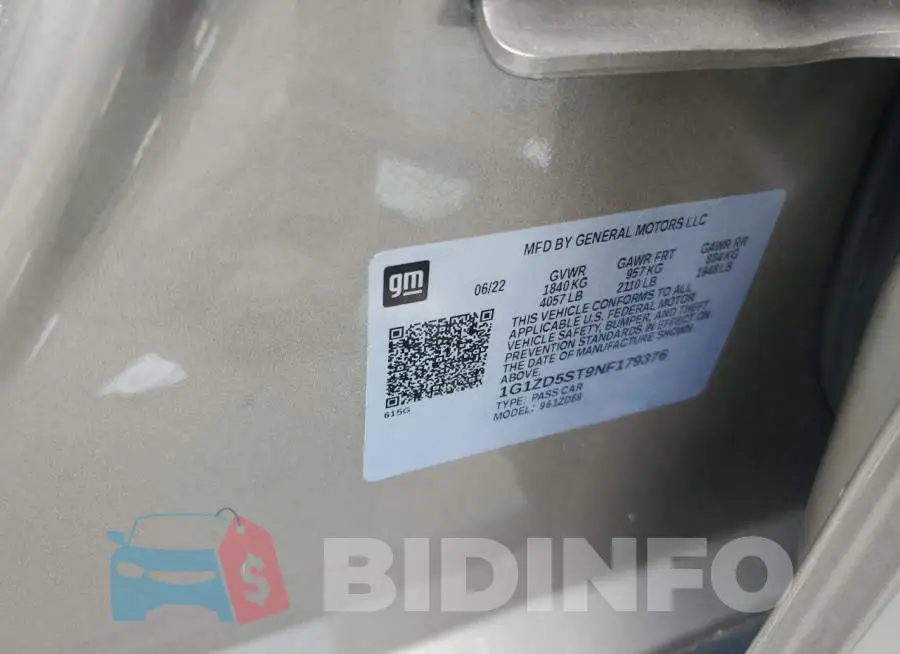 1G1ZD5ST9NF179376 Photo# 12