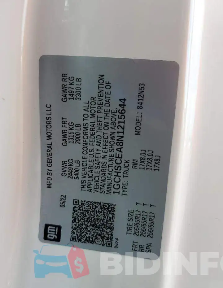 1GCHSCEA8N1215644 Photo# 13