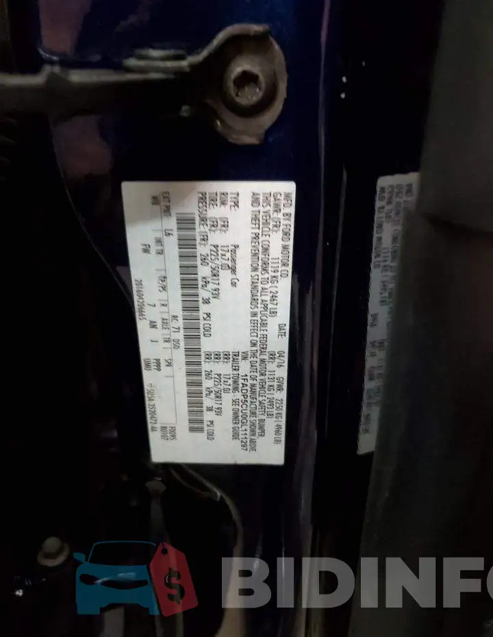 1FADP5CU0GL111297 Photo# 13