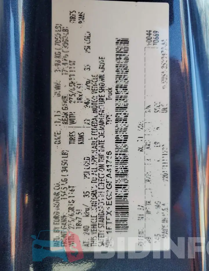 1FTFX1EG3GFA41716 Photo# 12