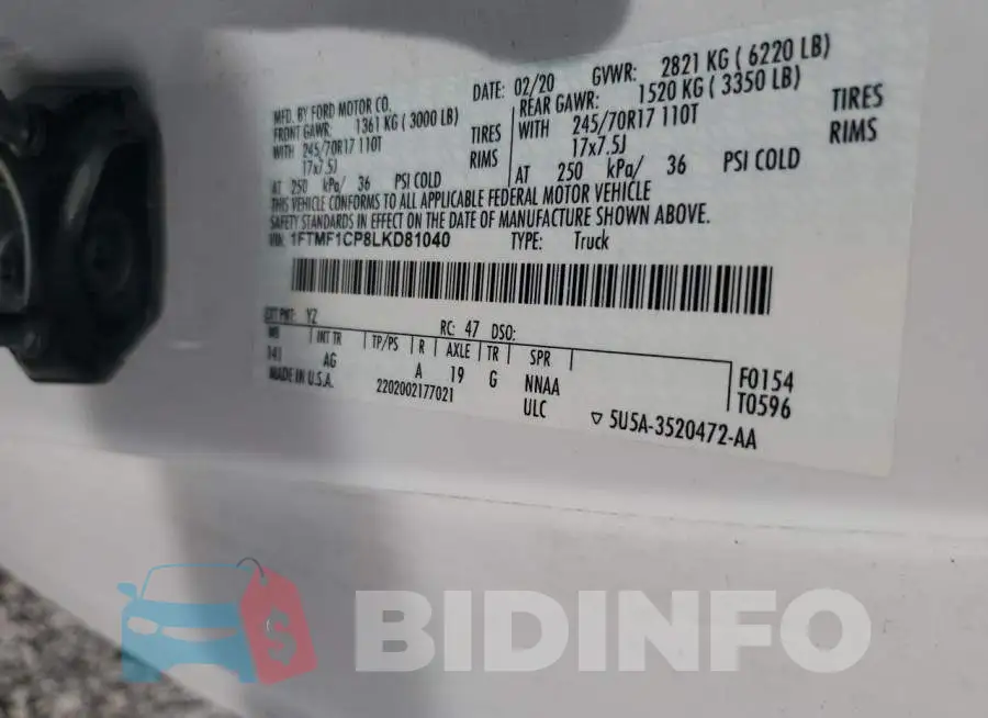 1FTMF1CP8LKD81040 Photo# 13