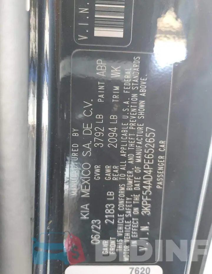 3KPF54AD4PE652657 Photo# 12