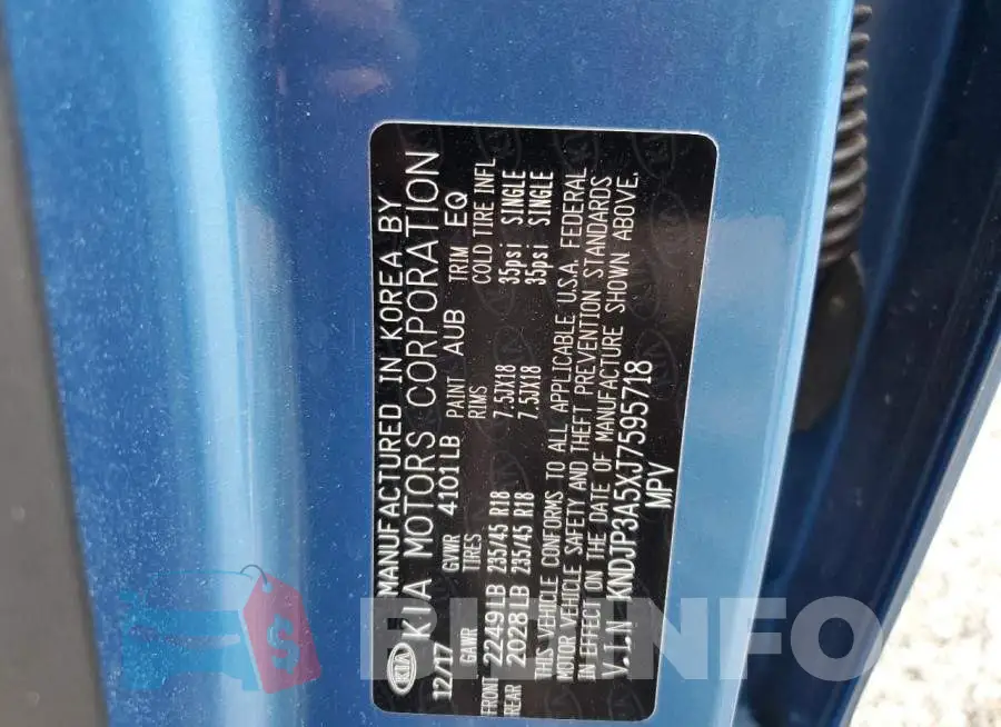 KNDJP3A5XJ7595718 Photo# 13