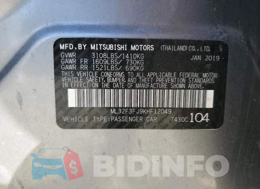 ML32F3FJ9KHF12049 Photo# 12