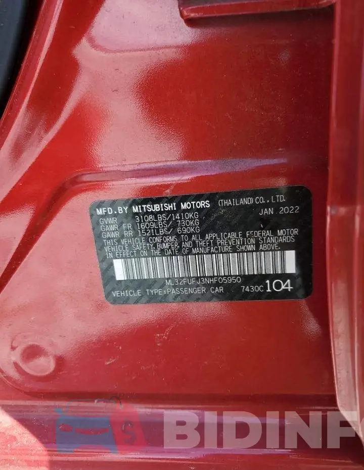 ML32FUFJ3NHF05950 Photo# 12