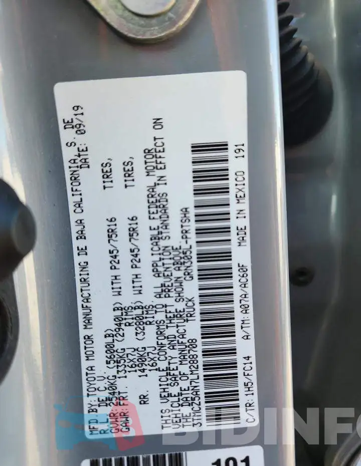 3TMCZ5AN7LM288708 Photo# 13