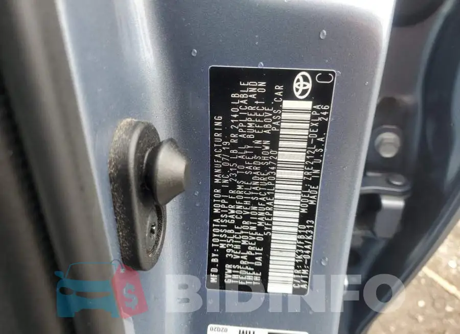 5YFEPRAE1LP034720 Photo# 12