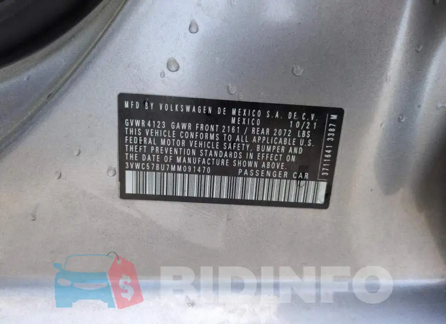 3VWC57BU7MM091470 Photo# 12