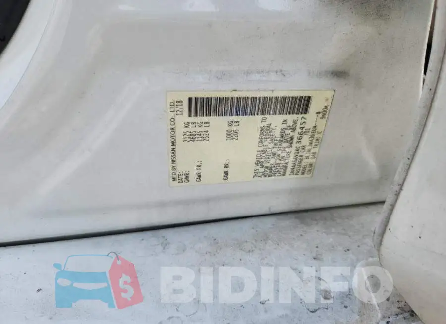 1N4AA6AV1KC366457 Photo# 13