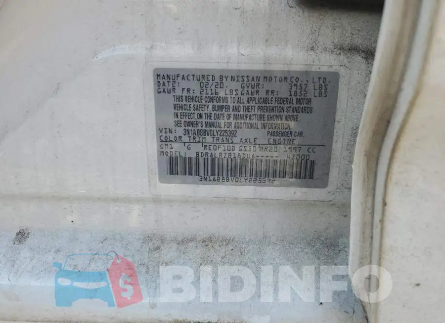 3N1AB8BV0LY225392 Photo# 13