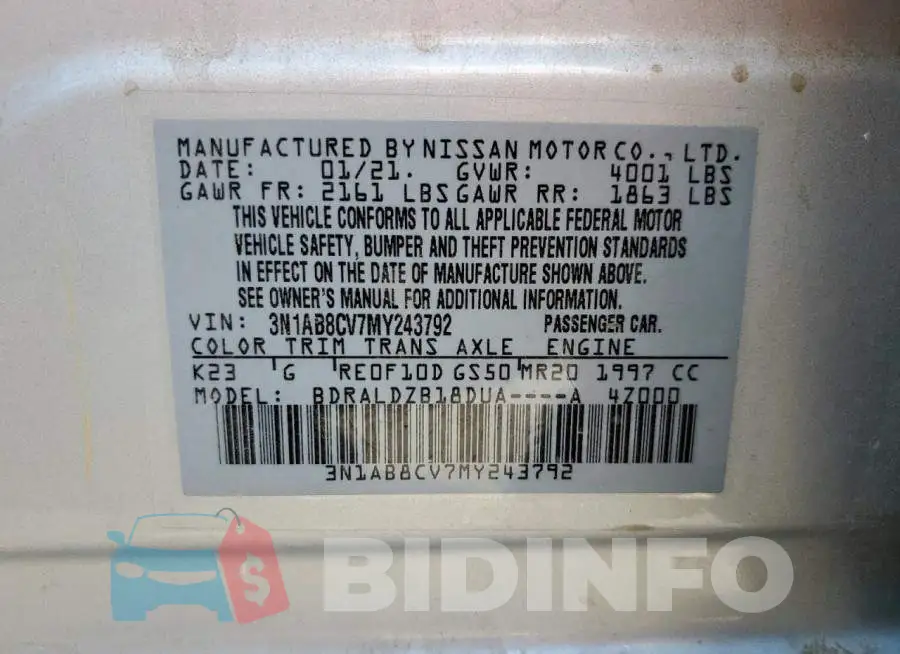 3N1AB8CV7MY243792 Photo# 12
