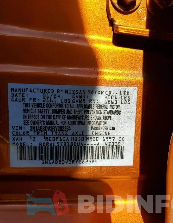 3N1AB8DV3RY282384 Photo# 12