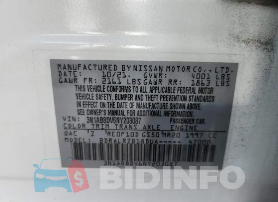 3N1AB8DV6NY203087 Photo# 12