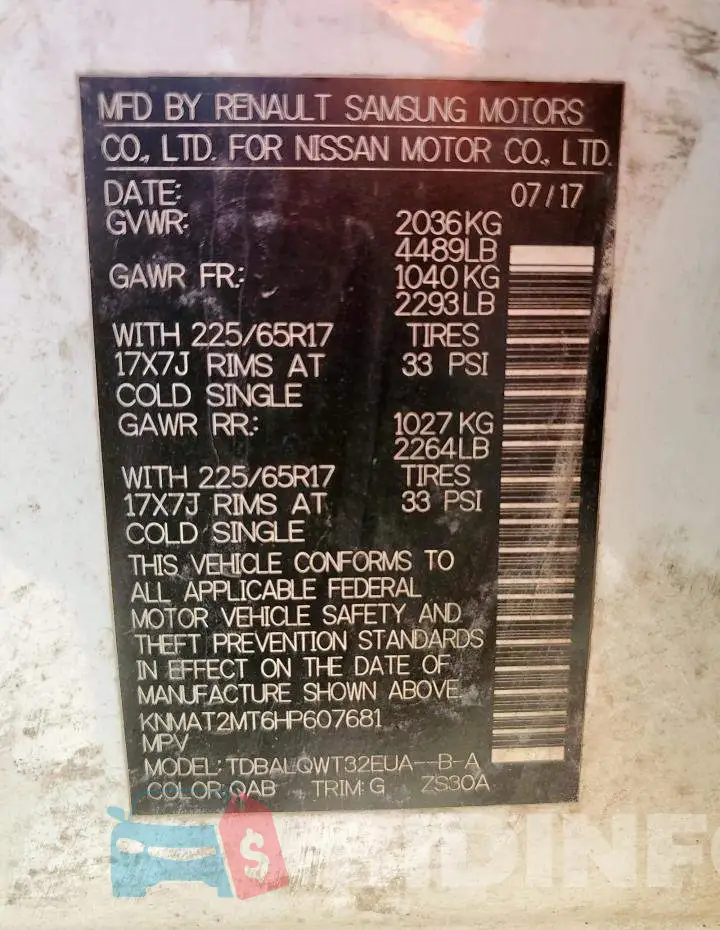 KNMAT2MT6HP607681 Photo# 14