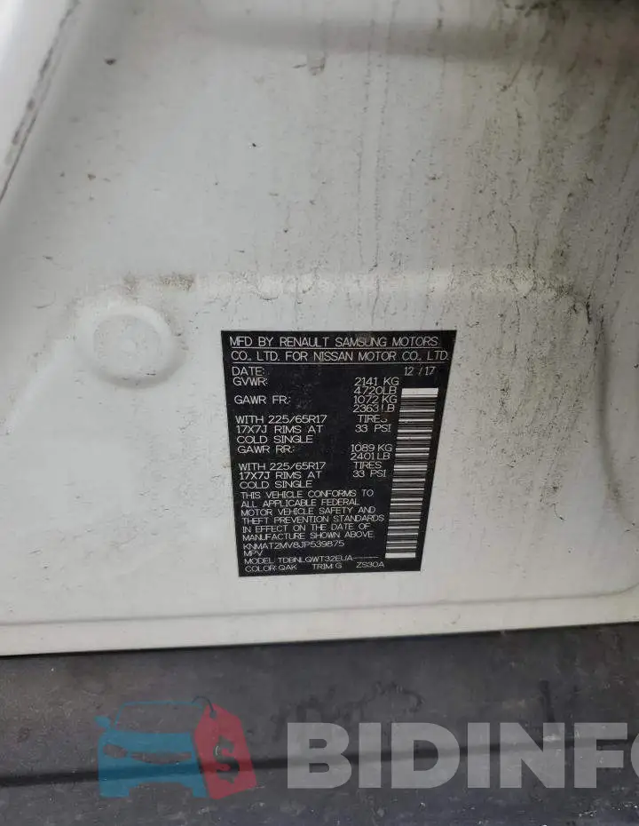 KNMAT2MV8JP539875 Photo# 12