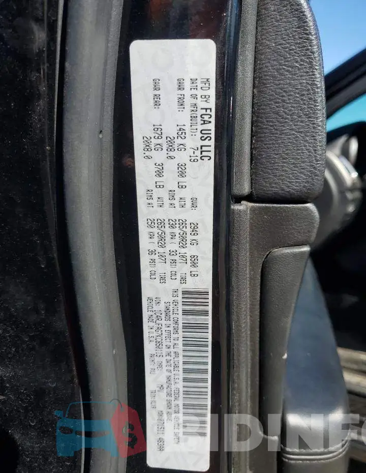 1C4RJFAG7KC850115 Photo# 12
