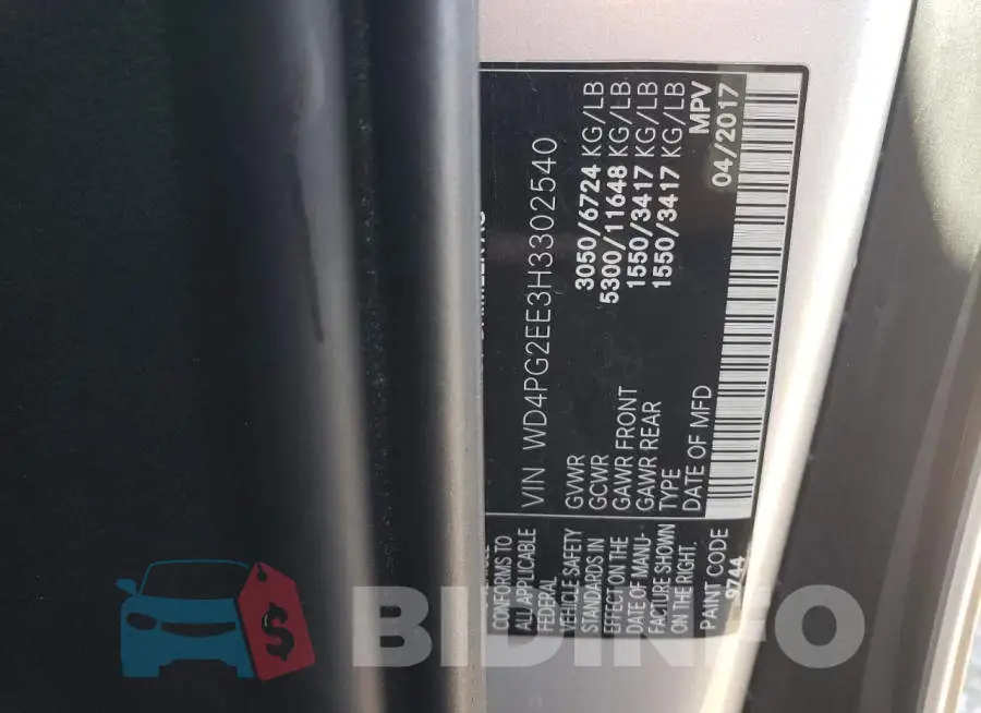 WD4PG2EE3H3302540 Photo# 13