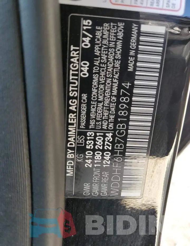WDDHF6HB7GB189874 Photo# 12