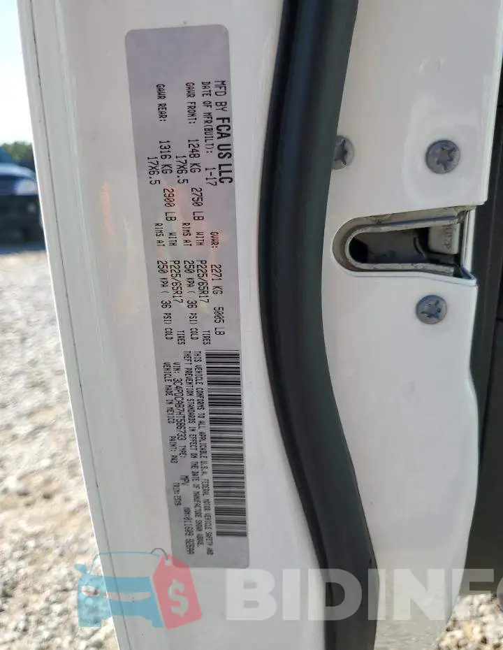 3C4PDCAB7HT586733 Photo# 13