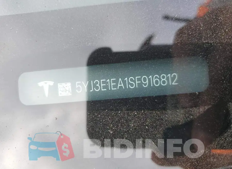 5YJ3E1EA1SF916812 Photo# 12