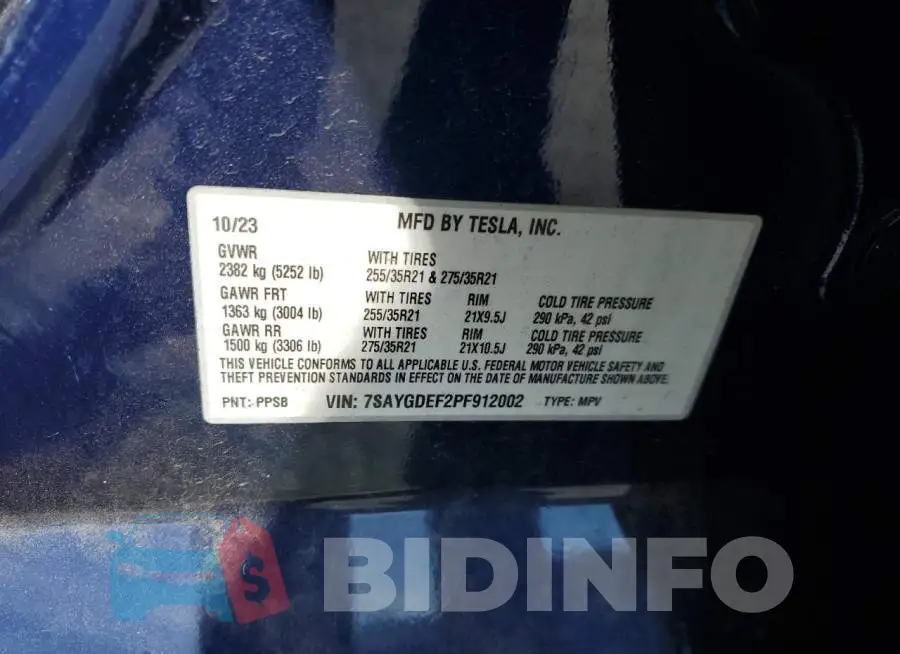7SAYGDEF2PF912002 Photo# 14